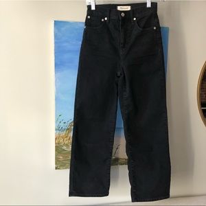 Madewell slim wide-leg crop Jean